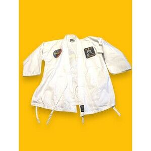 Kenny Roy’s Taekwondo Academy Uniform Size 3 - 2 Embroidered Patches Bold Look